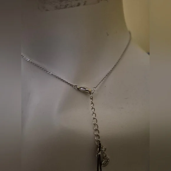 Fifth Avenue Collection Silver Tone Rhinestone Baby Bunny Necklace - Picture 7 of 7